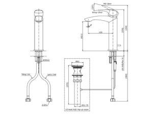 Vòi Lavabo Nóng Lạnh TOTO TLG09303V