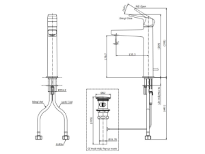 Vòi Lavabo Nóng Lạnh TOTO TLG10303V