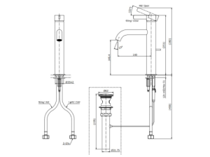 Vòi Lavabo Nóng Lạnh TOTO TLG11303V