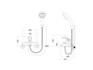 Sen Tắm Nóng Lạnh CAESAR S173C