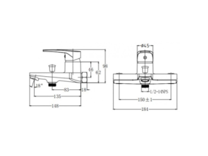 Sen Tắm Nóng Lạnh CAESAR 393CB