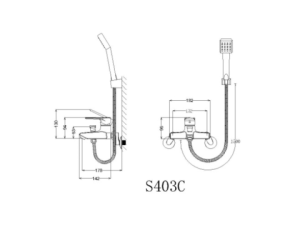 Sen Tắm Nóng Lạnh CAESAR S403C