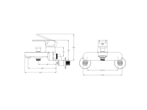 Sen Tắm Nóng Lạnh CAESAR S573C