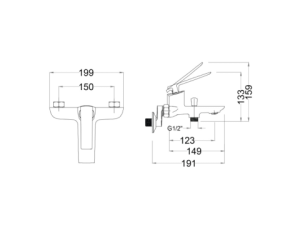 Sen Tắm Nóng Lạnh CAESAR S823C