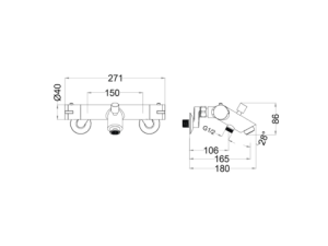 Sen Tắm Nhiệt Độ CAESAR TS617