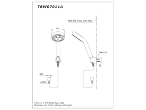 Tay Sen Tắm TOTO TBW07011A