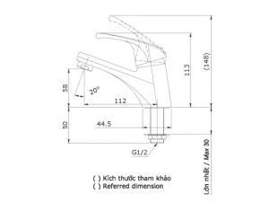 Vòi Lavabo Lạnh TOTO TX109LD