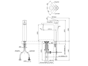 Vòi Lavabo Nóng Lạnh TOTO TLG02307V