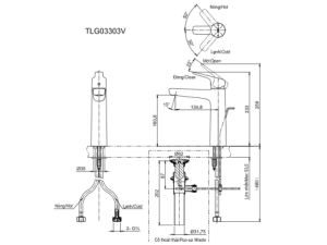 Vòi Lavabo Nóng Lạnh TOTO TLG03303V