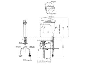 Vòi Lavabo Nóng Lạnh TOTO TLG04304V