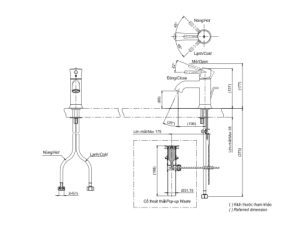 Vòi Lavabo Nóng Lạnh TOTO TLS02301V