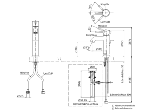 Vòi Lavabo Nóng Lạnh TOTO TLS02303V