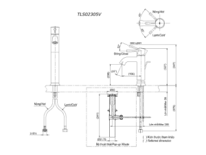 Vòi Lavabo Nóng Lạnh TOTO TLS02305V