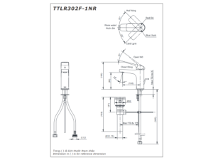 Vòi Lavabo Nóng Lạnh TOTO TTLR302F-1NR