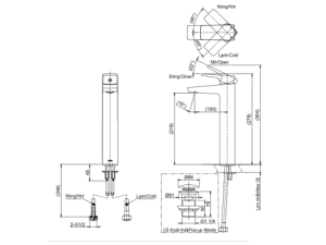 Vòi Lavabo Nóng Lạnh TOTO TVLM109RU