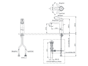 Vòi Lavabo Nóng Lạnh TOTO TVLM112NS