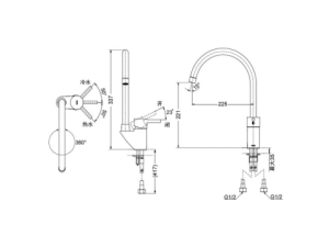 Vòi Rửa Chén Nóng Lạnh TOTO DK307AN