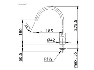 Vòi Rửa Chén Nóng Lạnh TOTO TX606KES