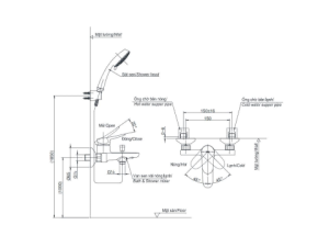 Sen Tắm Nóng Lạnh TOTO TBS04302V