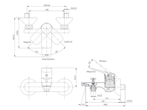 Sen Tắm Nóng Lạnh TOTO TTMR302V